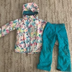 Girls Burton Ski Outfit